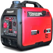 Tomahawk Power Portable and Inverter Generator, Gasoline, 2,800 W Rated, 3,000 W Surge, 120V AC, 30 A TG3000i